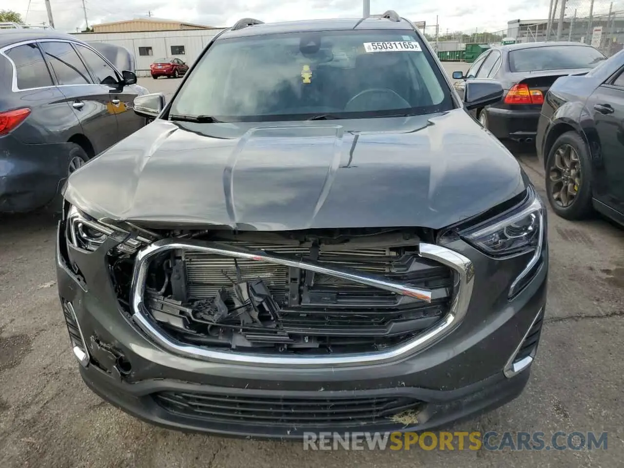 5 fotografías del automóvil dañado 3GKALMEV0ML323503 GMC TERRAIN 2021