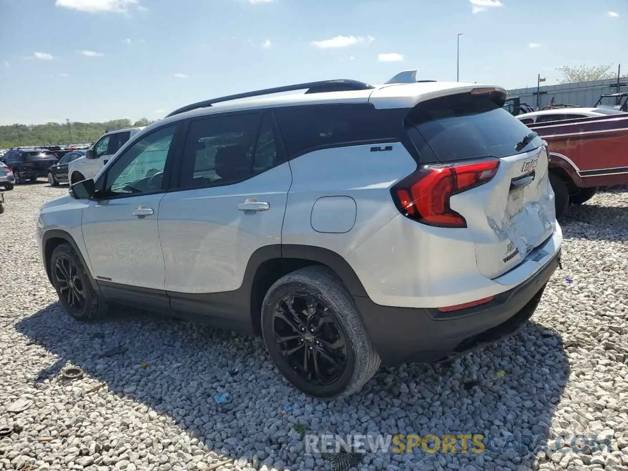 2 fotografías del automóvil dañado 3GKALMEV0ML356825 GMC TERRAIN 2021