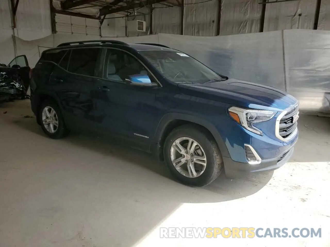 4 fotografías del automóvil dañado 3GKALMEV1ML335076 GMC TERRAIN 2021