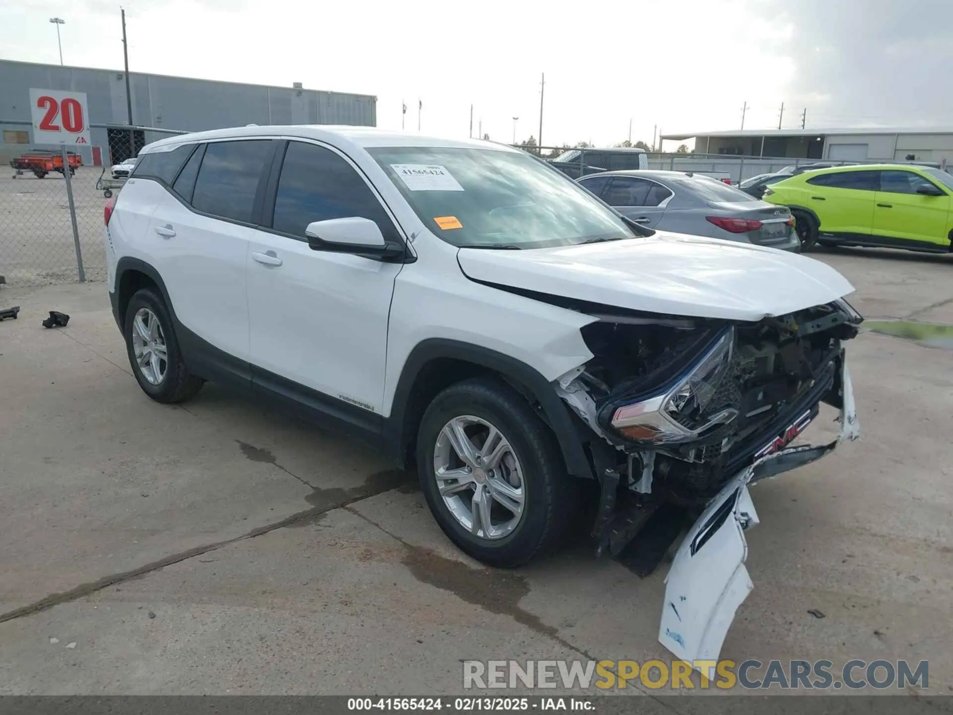 1 fotografías del automóvil dañado 3GKALMEV1ML349365 GMC TERRAIN 2021