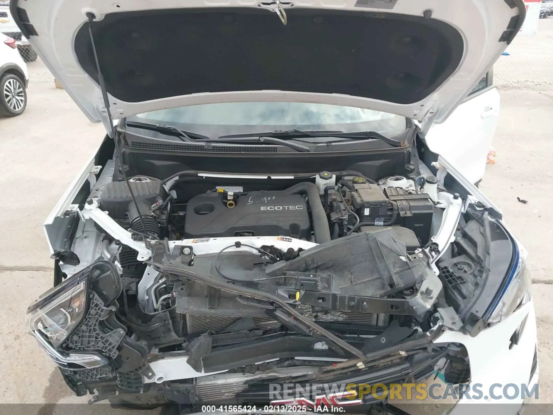 10 fotografías del automóvil dañado 3GKALMEV1ML349365 GMC TERRAIN 2021