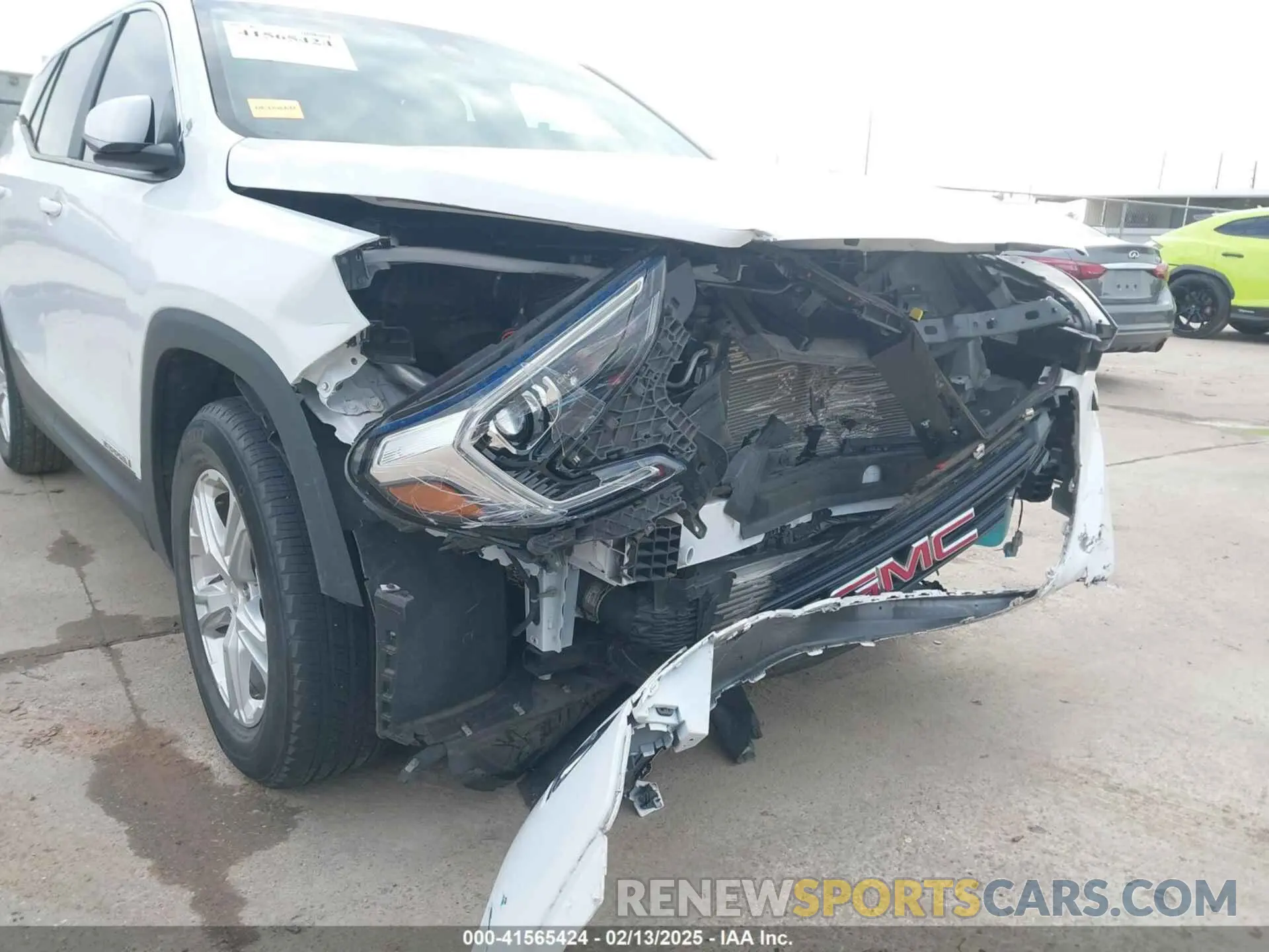 6 fotografías del automóvil dañado 3GKALMEV1ML349365 GMC TERRAIN 2021
