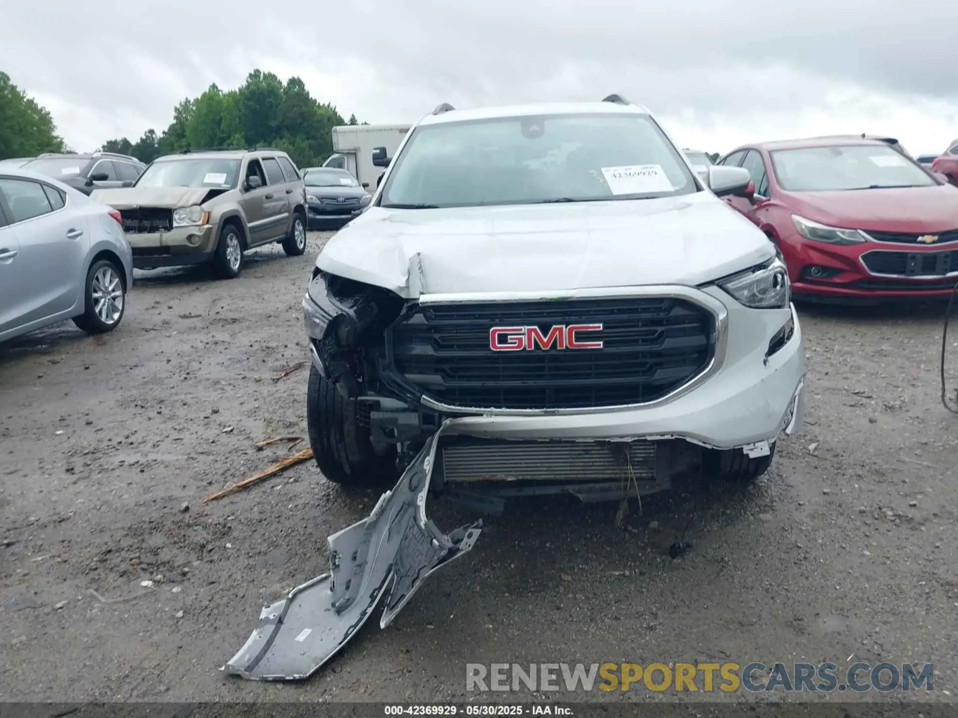 13 fotografías del automóvil dañado 3GKALMEV2ML329626 GMC TERRAIN 2021