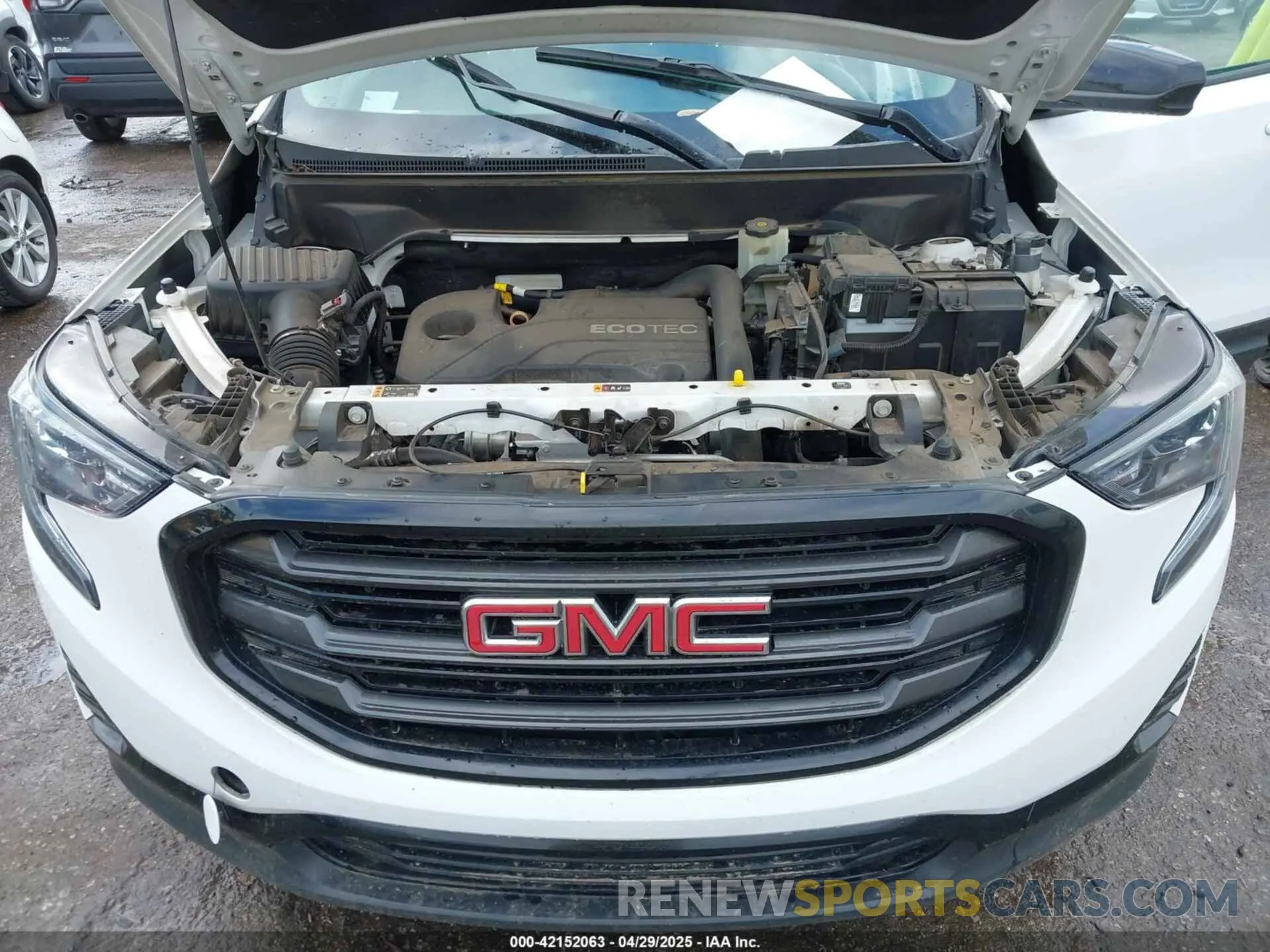 10 fotografías del automóvil dañado 3GKALMEV2ML352839 GMC TERRAIN 2021