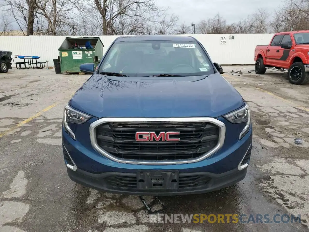 5 fotografías del automóvil dañado 3GKALMEV4ML367360 GMC TERRAIN 2021