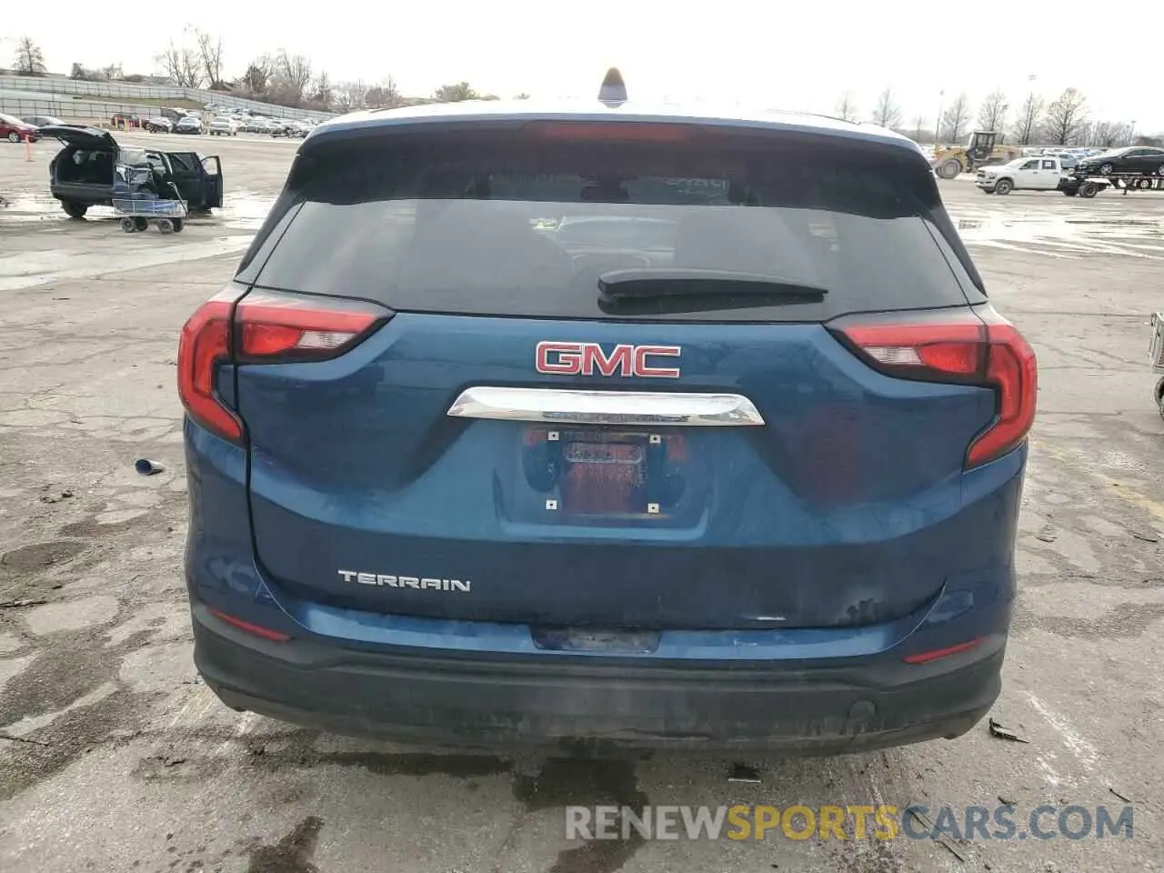 6 fotografías del automóvil dañado 3GKALMEV4ML367360 GMC TERRAIN 2021