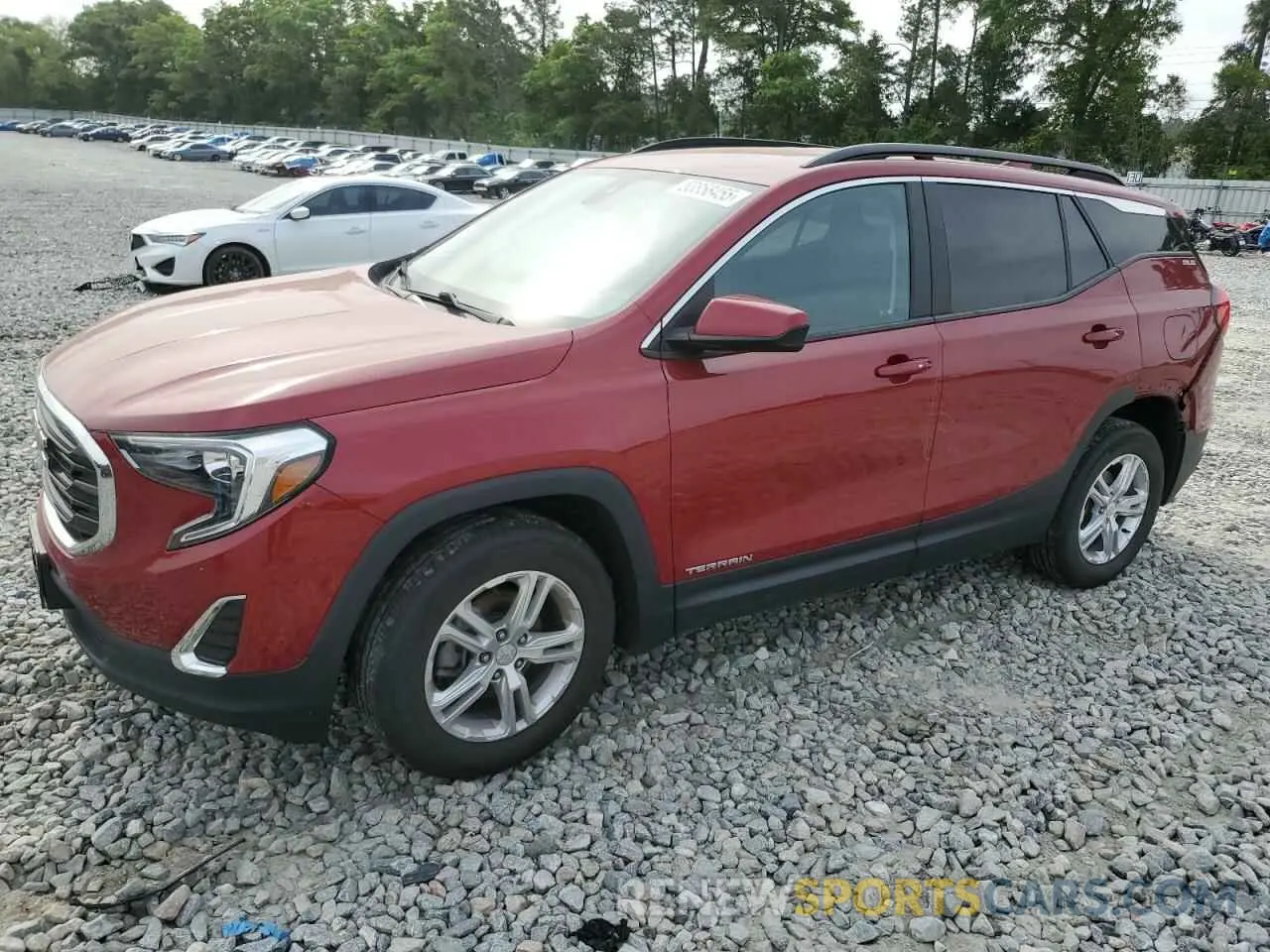 1 fotografías del automóvil dañado 3GKALMEV6ML339477 GMC TERRAIN 2021