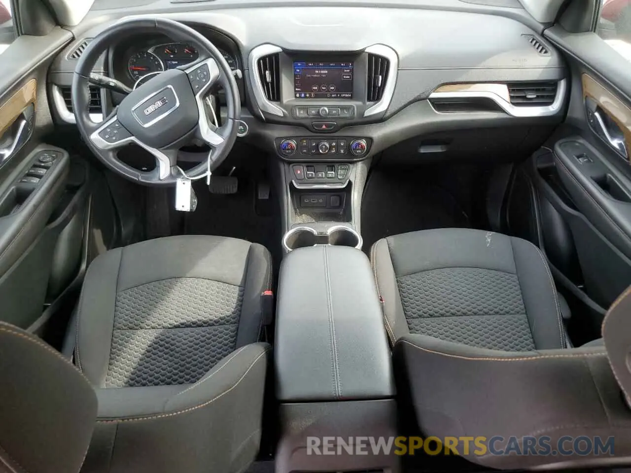 8 fotografías del automóvil dañado 3GKALMEV6ML339477 GMC TERRAIN 2021
