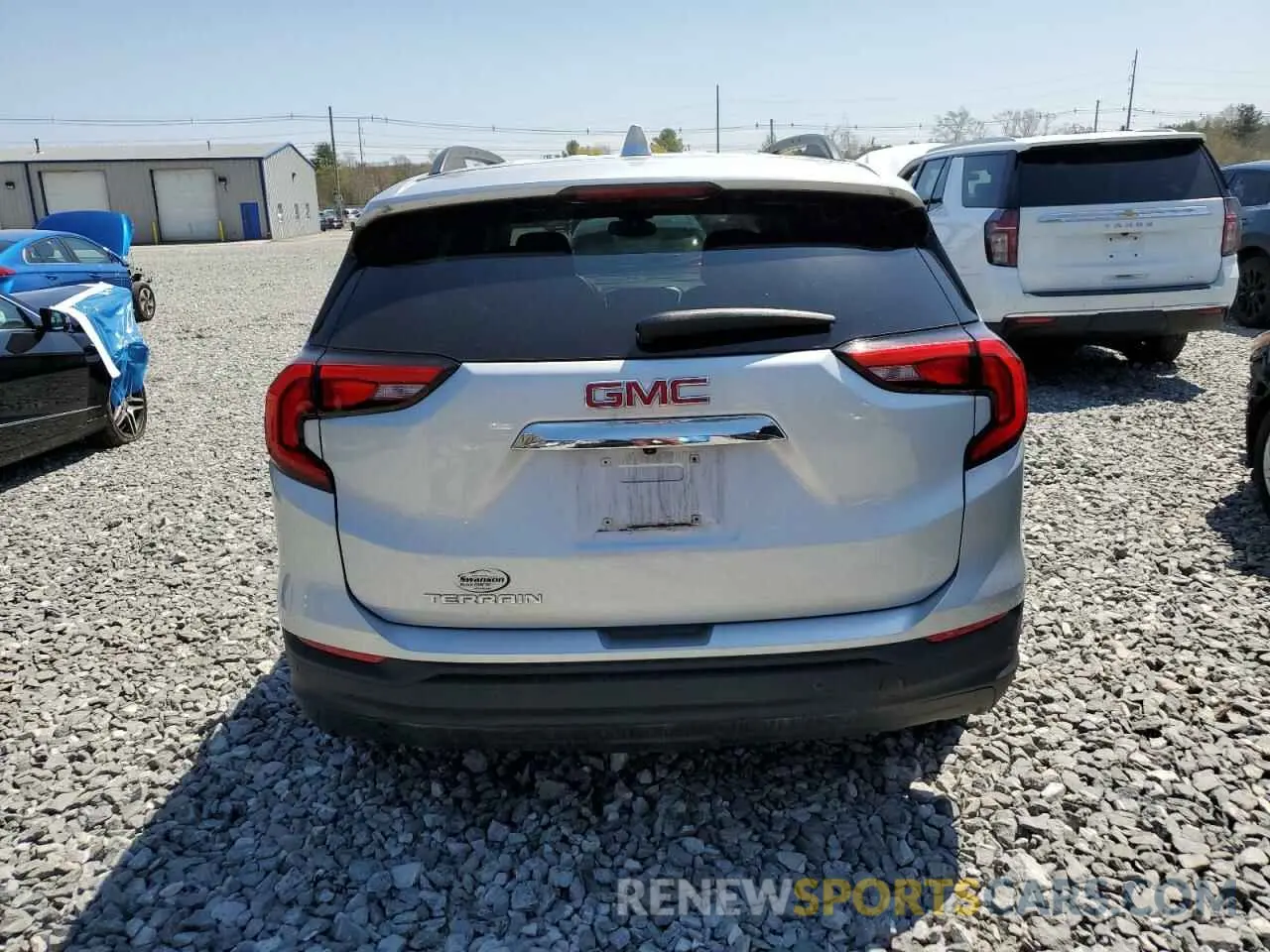 6 fotografías del automóvil dañado 3GKALMEV6ML382992 GMC TERRAIN 2021