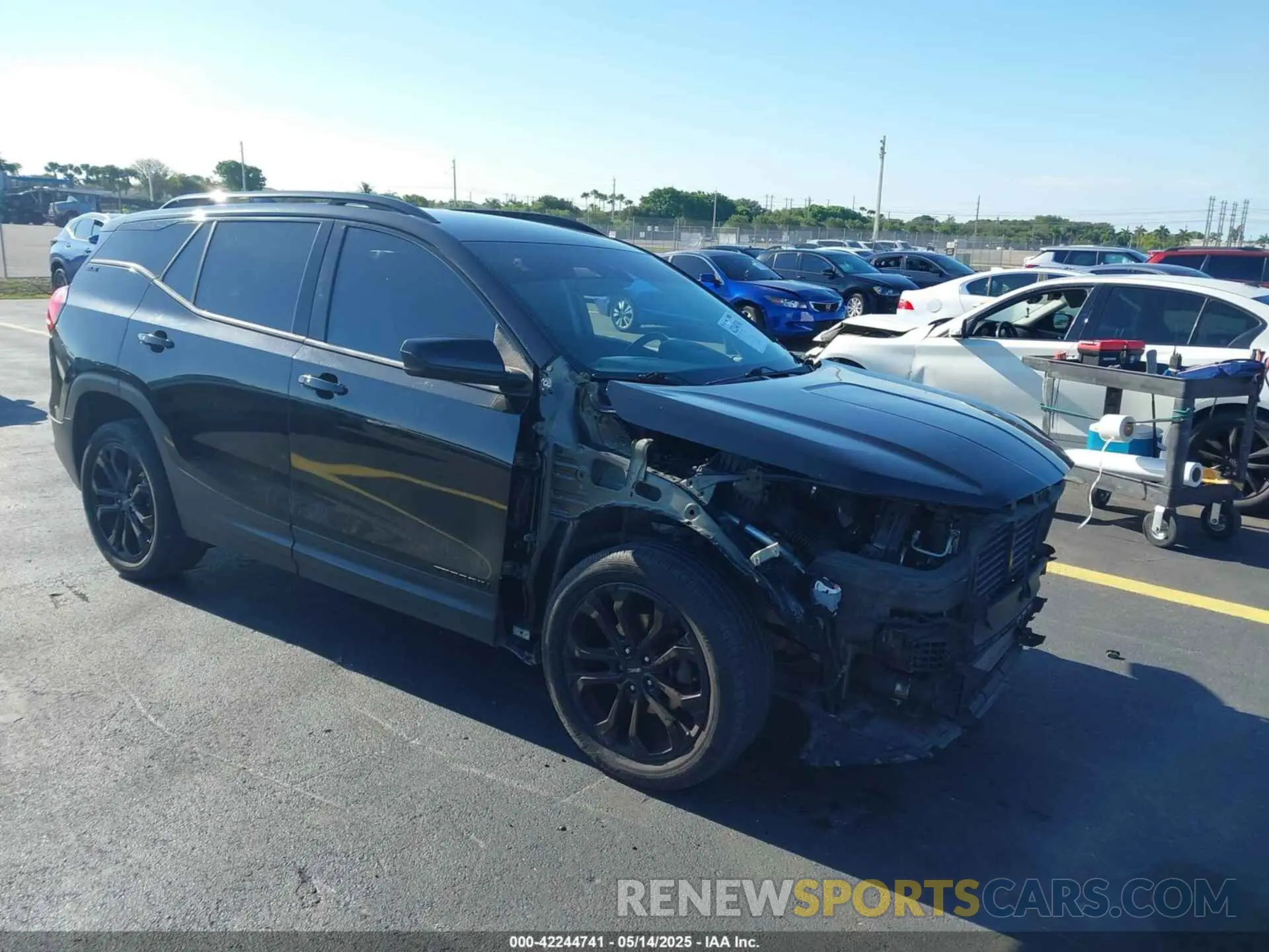 1 fotografías del automóvil dañado 3GKALMEV7ML320792 GMC TERRAIN 2021