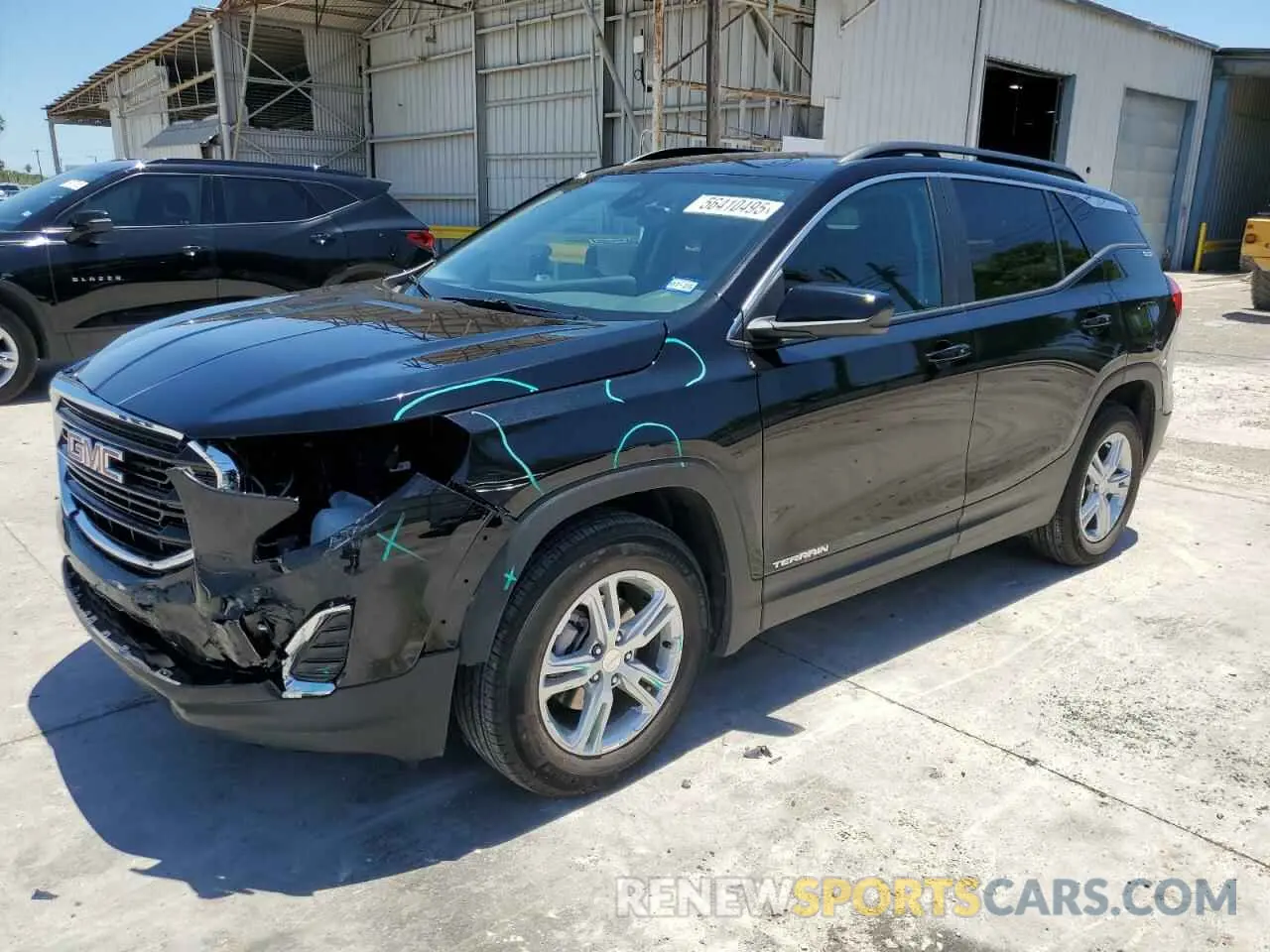 1 fotografías del automóvil dañado 3GKALMEV7ML358670 GMC TERRAIN 2021