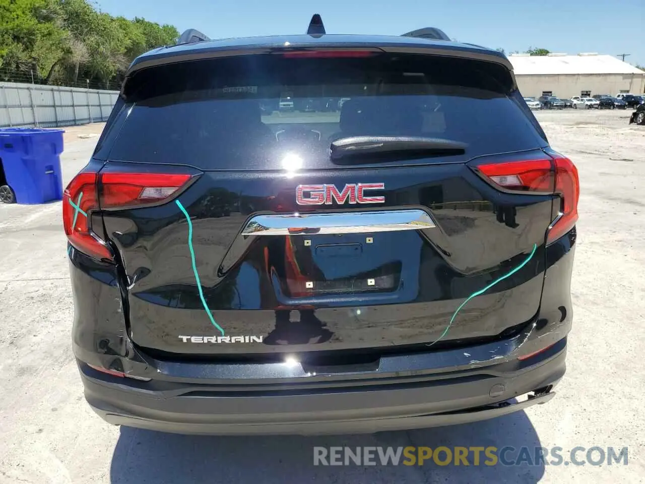 6 fotografías del automóvil dañado 3GKALMEV7ML358670 GMC TERRAIN 2021