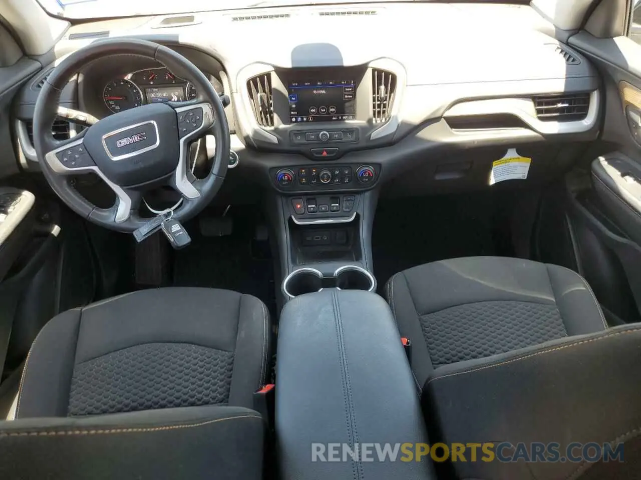 8 fotografías del automóvil dañado 3GKALMEV7ML358670 GMC TERRAIN 2021