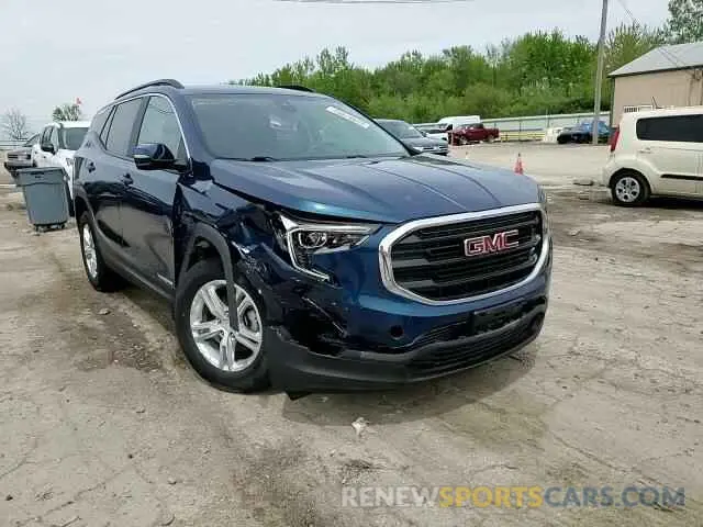 13 fotografías del automóvil dañado 3GKALMEV7ML382158 GMC TERRAIN 2021