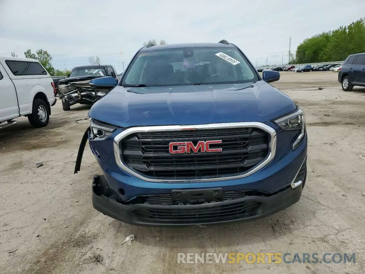 5 fotografías del automóvil dañado 3GKALMEV7ML382158 GMC TERRAIN 2021