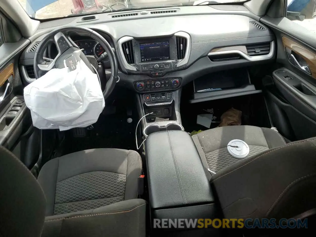 8 fotografías del automóvil dañado 3GKALMEV7ML382158 GMC TERRAIN 2021