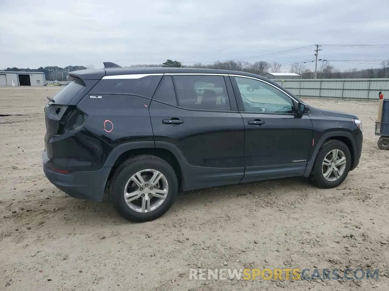 3 fotografías del automóvil dañado 3GKALMEV7ML396464 GMC TERRAIN 2021