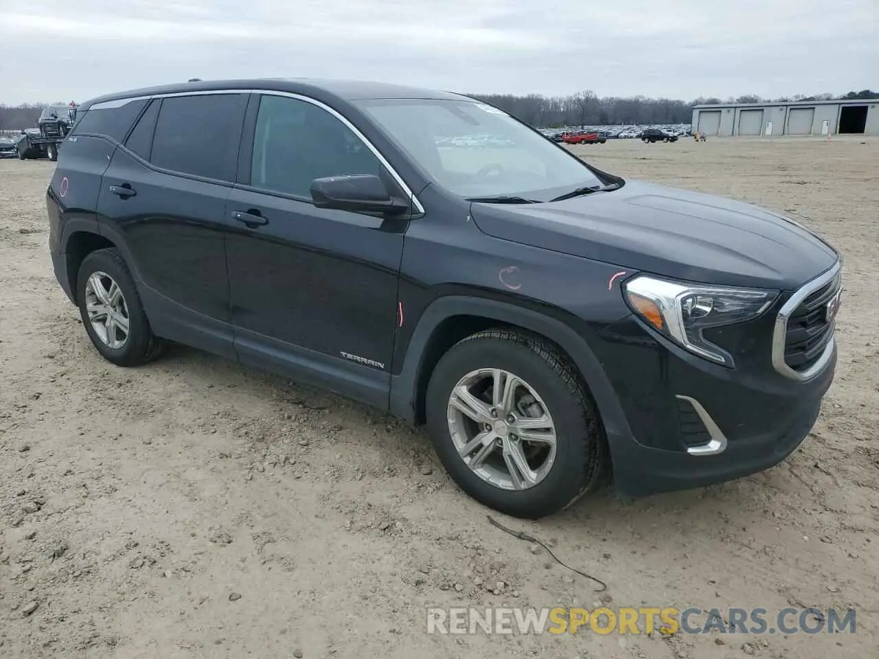 4 fotografías del automóvil dañado 3GKALMEV7ML396464 GMC TERRAIN 2021