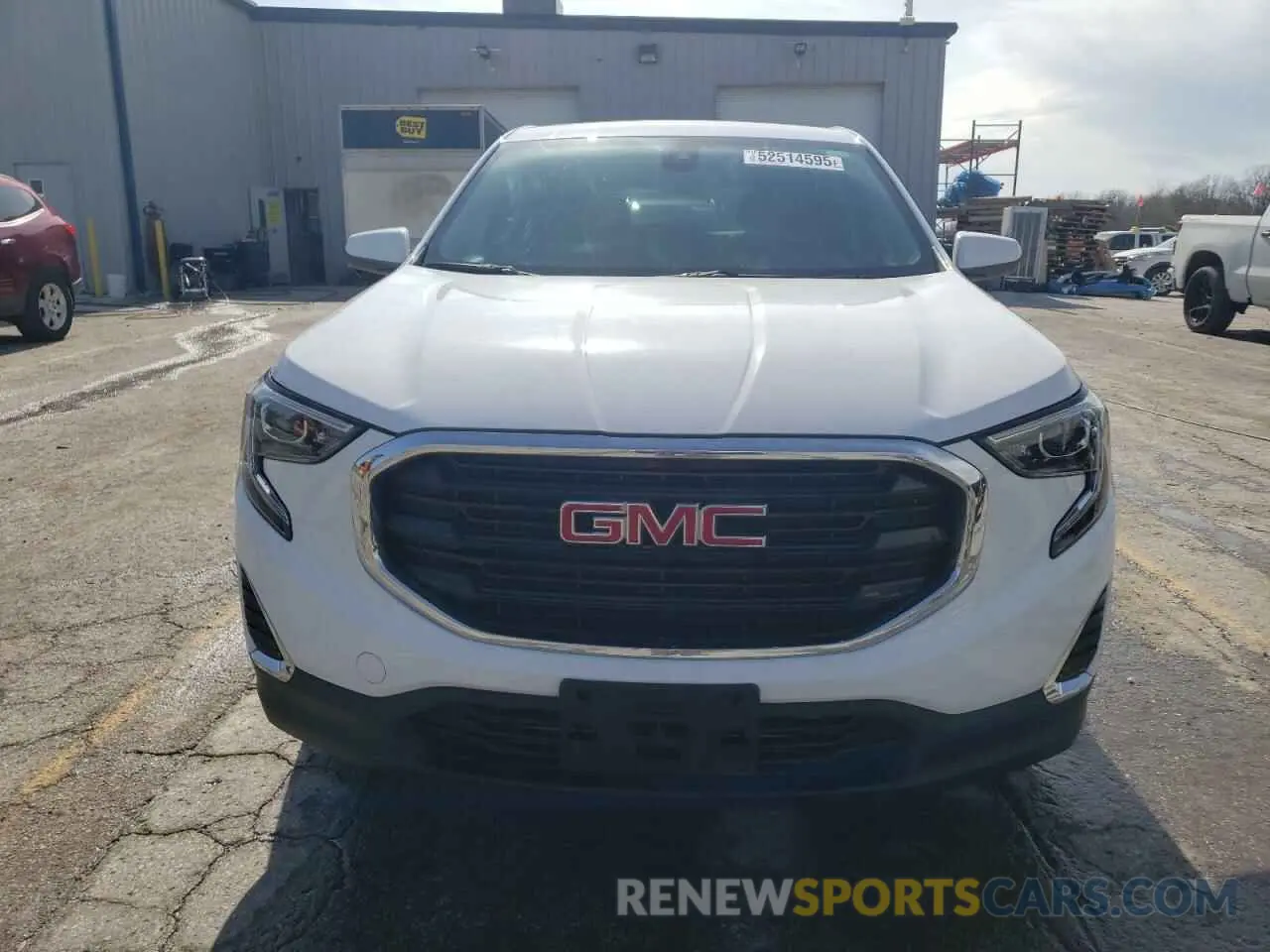 5 fotografías del automóvil dañado 3GKALMEV7ML401016 GMC TERRAIN 2021