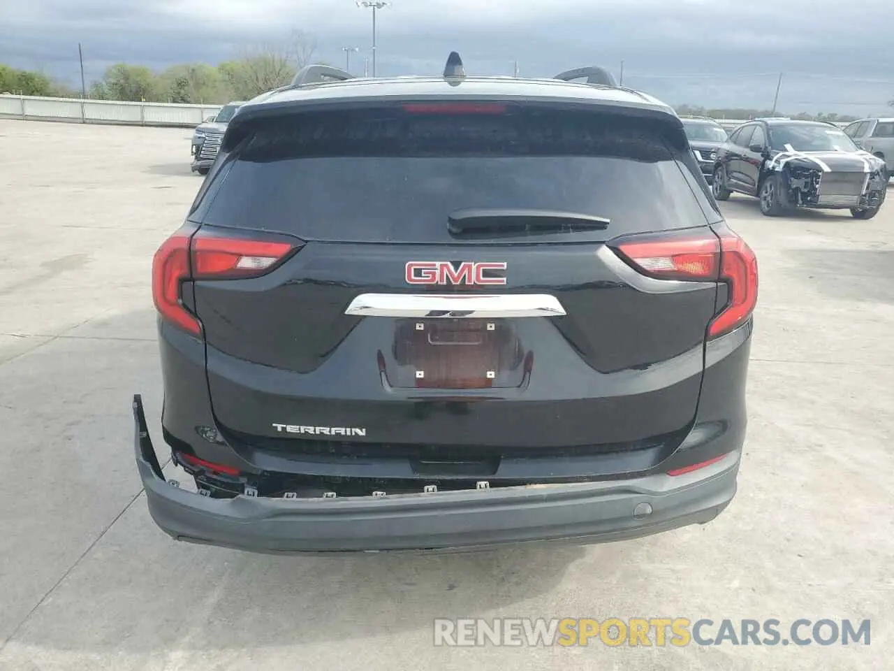 6 fotografías del automóvil dañado 3GKALMEV8ML348911 GMC TERRAIN 2021