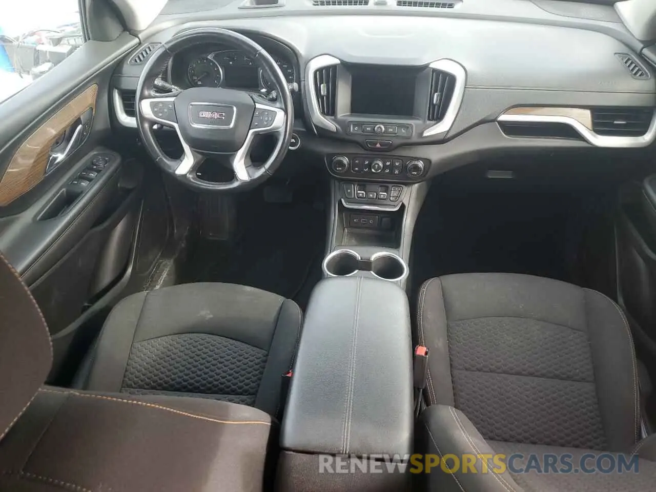 8 fotografías del automóvil dañado 3GKALMEV8ML348911 GMC TERRAIN 2021