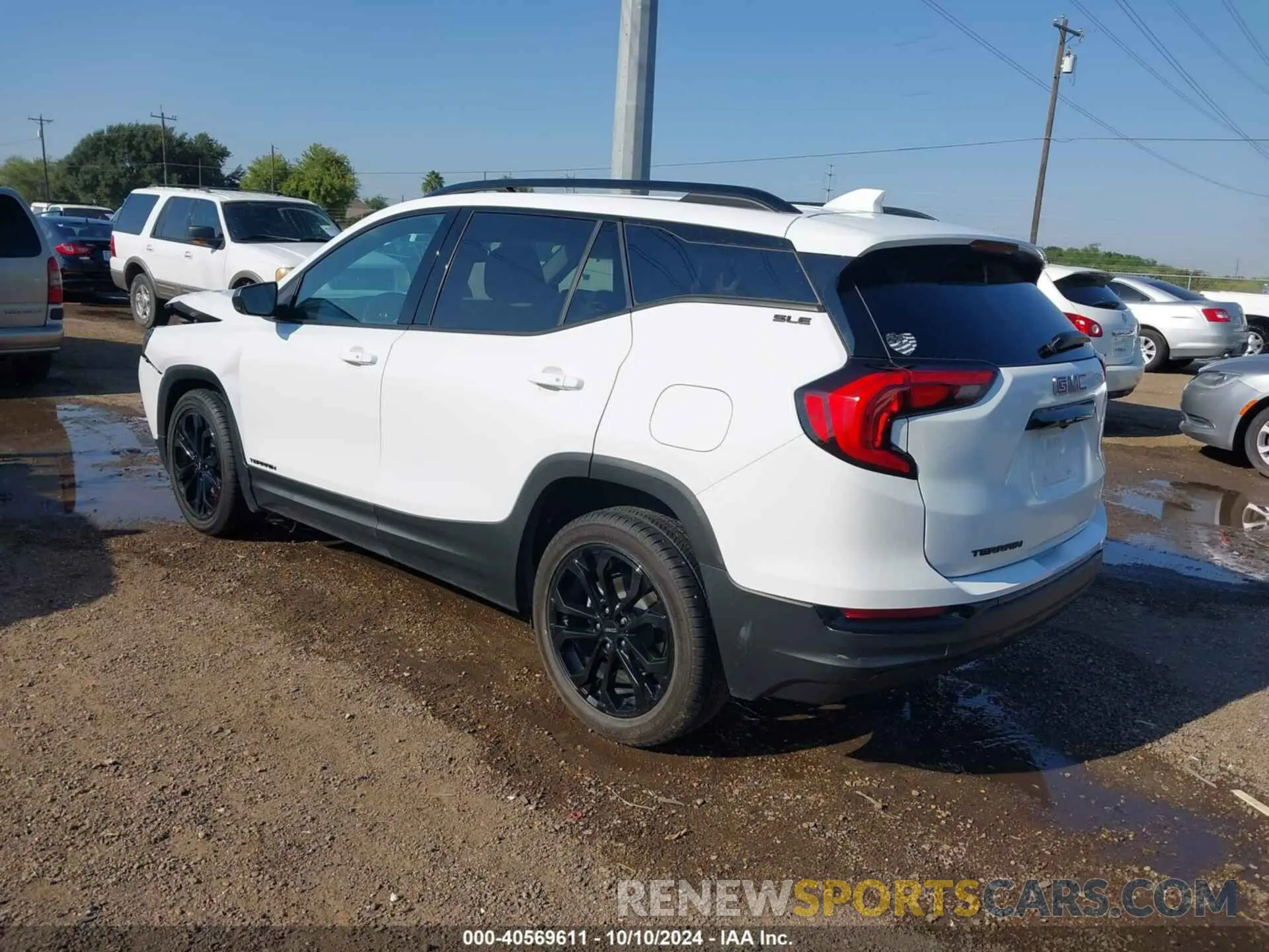 3 fotografías del automóvil dañado 3GKALMEV8ML370164 GMC TERRAIN 2021
