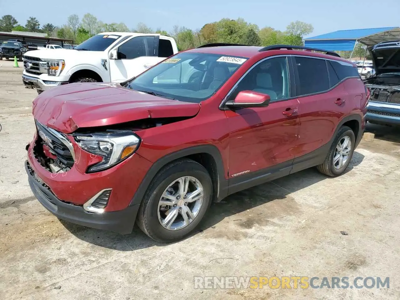 1 fotografías del automóvil dañado 3GKALMEVXML328434 GMC TERRAIN 2021