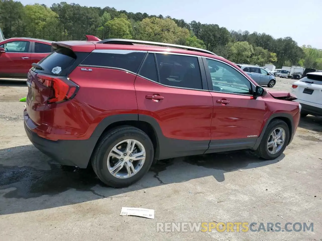 3 fotografías del automóvil dañado 3GKALMEVXML328434 GMC TERRAIN 2021