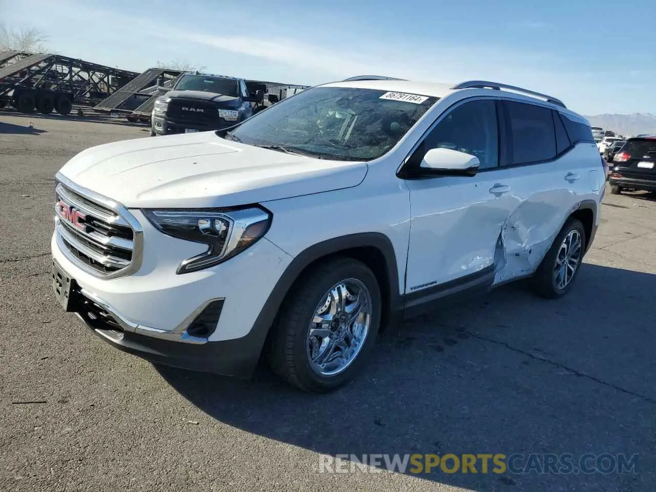 1 fotografías del automóvil dañado 3GKALPEV0ML317086 GMC TERRAIN 2021