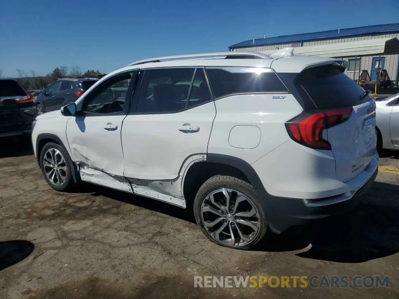 2 fotografías del automóvil dañado 3GKALPEV1ML325729 GMC TERRAIN 2021