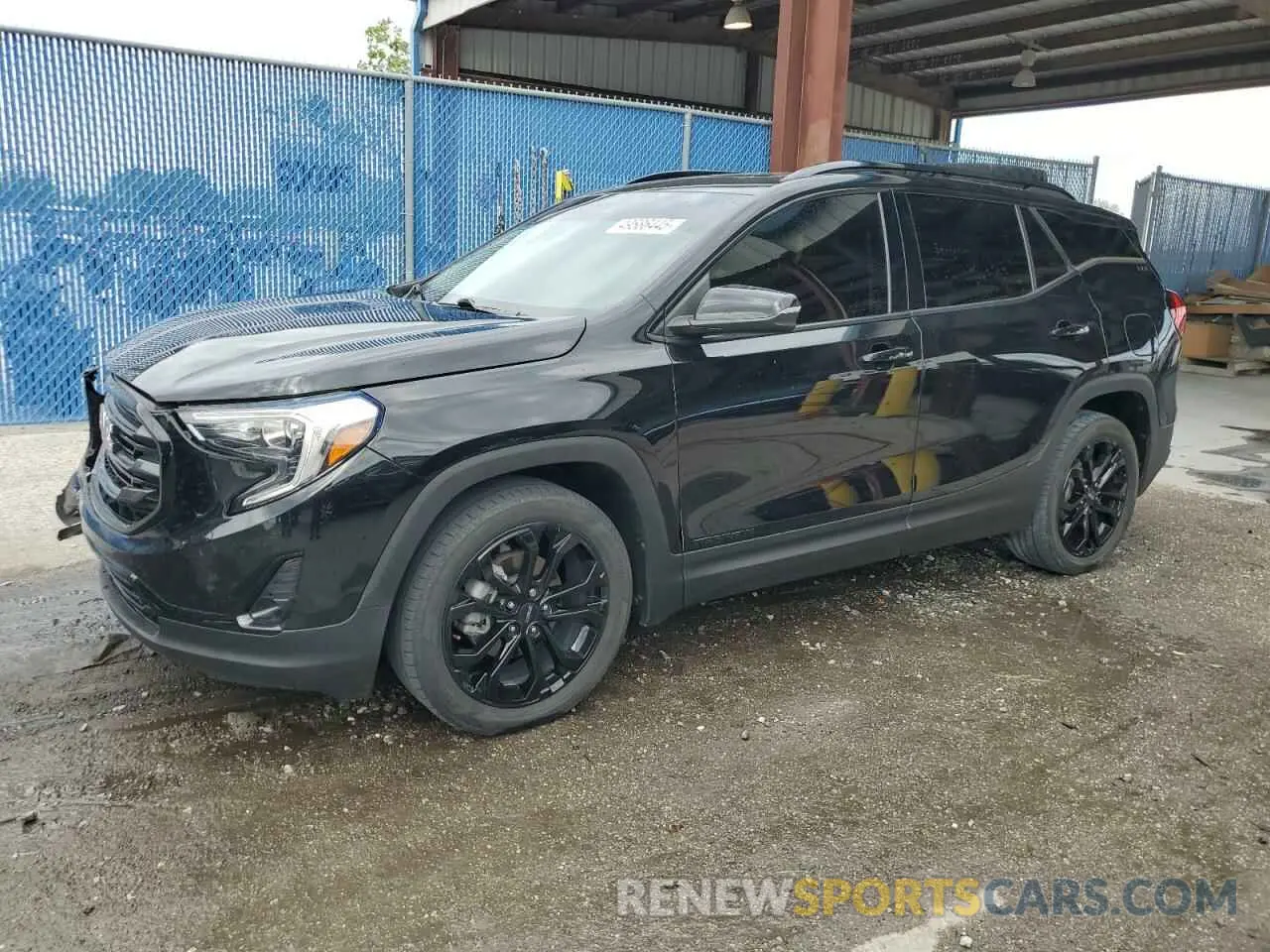 1 fotografías del automóvil dañado 3GKALPEV1ML383355 GMC TERRAIN 2021