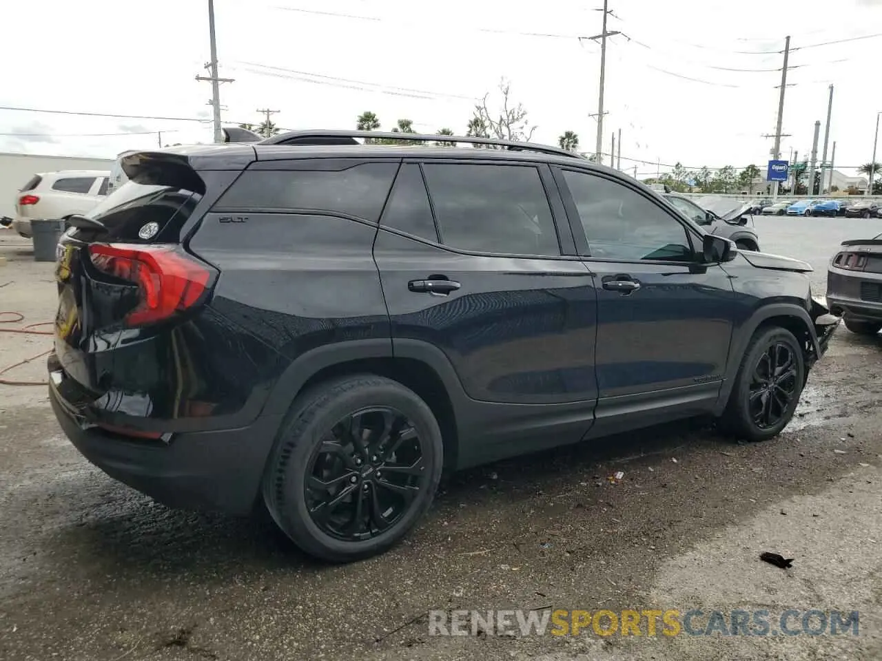 3 fotografías del automóvil dañado 3GKALPEV1ML383355 GMC TERRAIN 2021