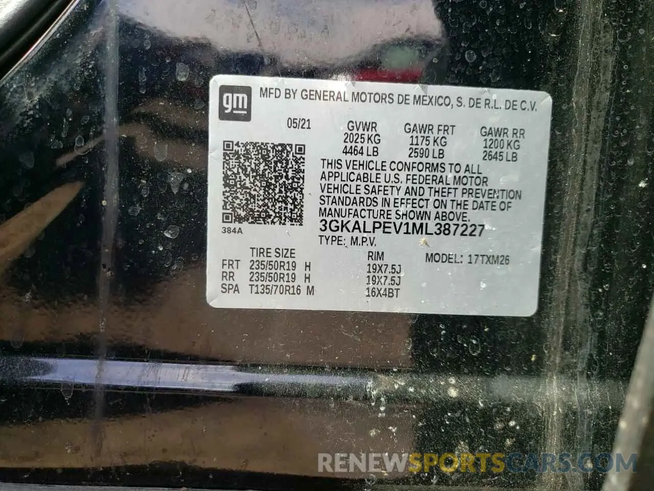 14 fotografías del automóvil dañado 3GKALPEV1ML387227 GMC TERRAIN 2021