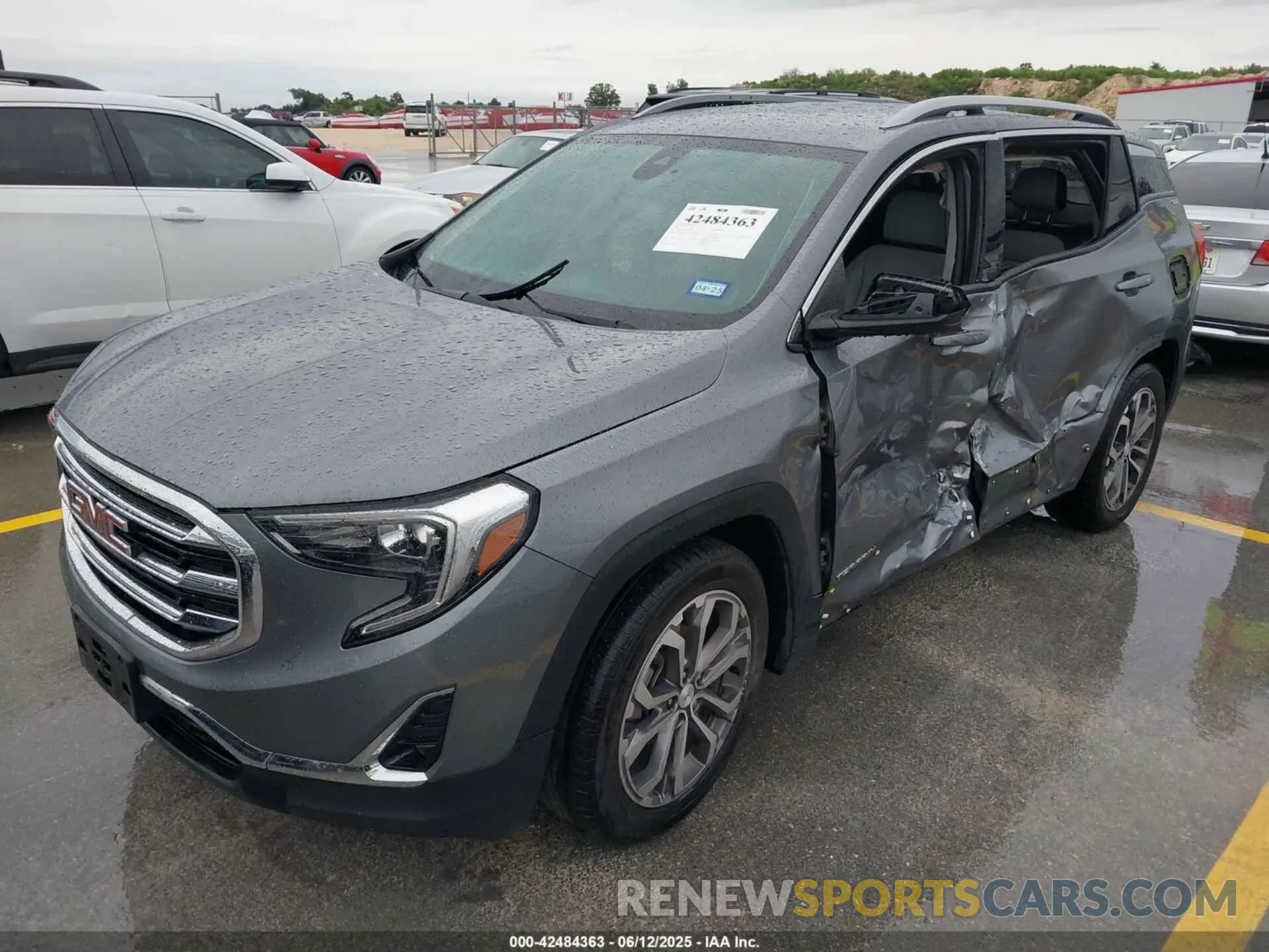 2 fotografías del automóvil dañado 3GKALPEV5ML376313 GMC TERRAIN 2021