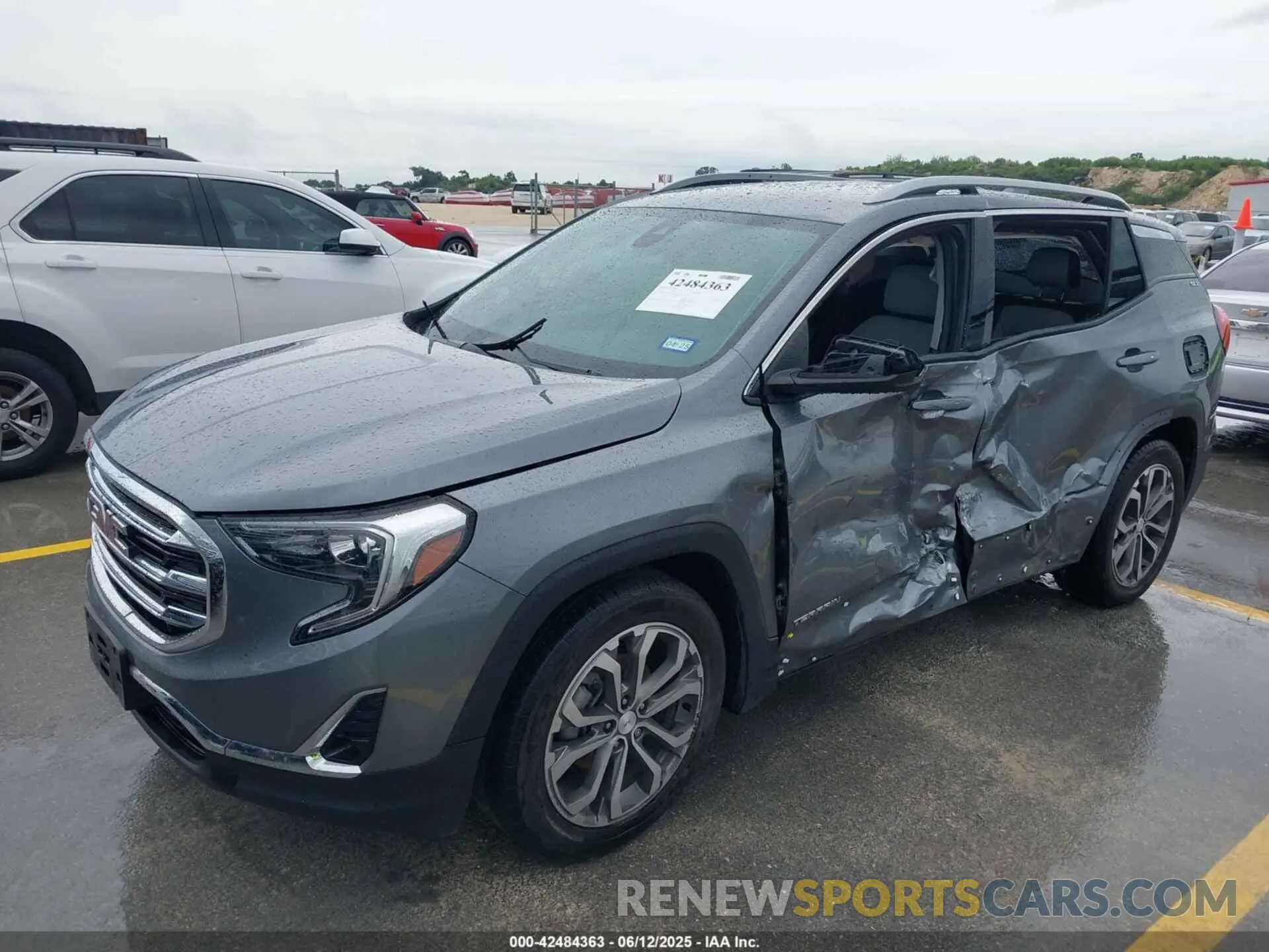 6 fotografías del automóvil dañado 3GKALPEV5ML376313 GMC TERRAIN 2021