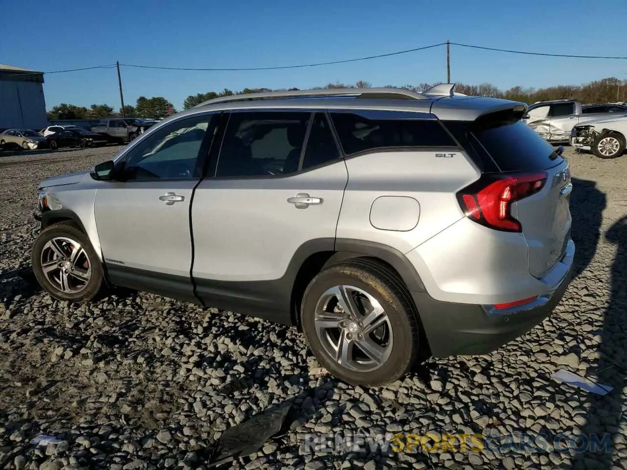 2 fotografías del automóvil dañado 3GKALPEV5ML395198 GMC TERRAIN 2021