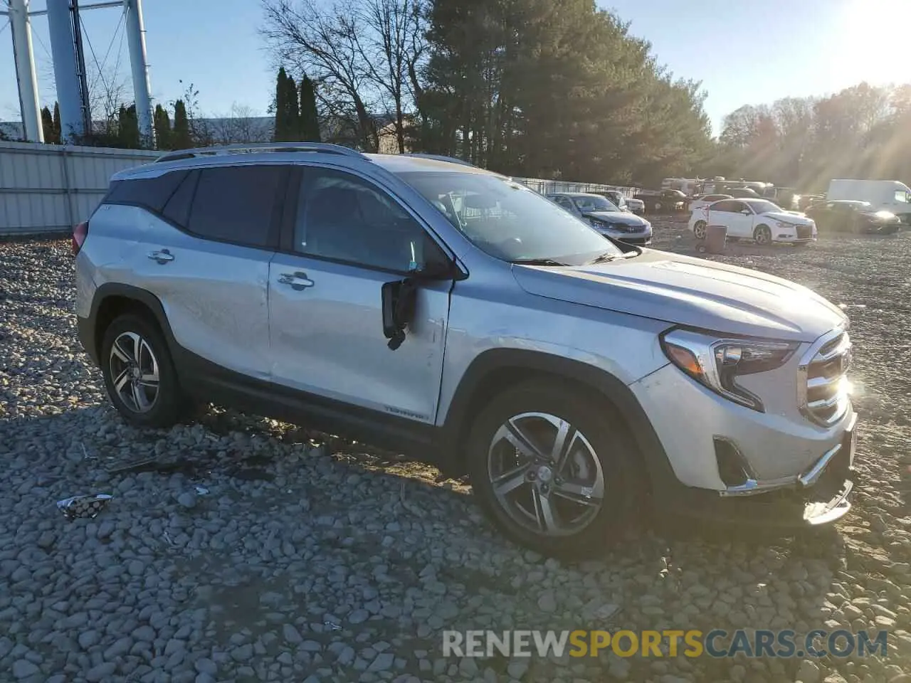 4 fotografías del automóvil dañado 3GKALPEV5ML395198 GMC TERRAIN 2021