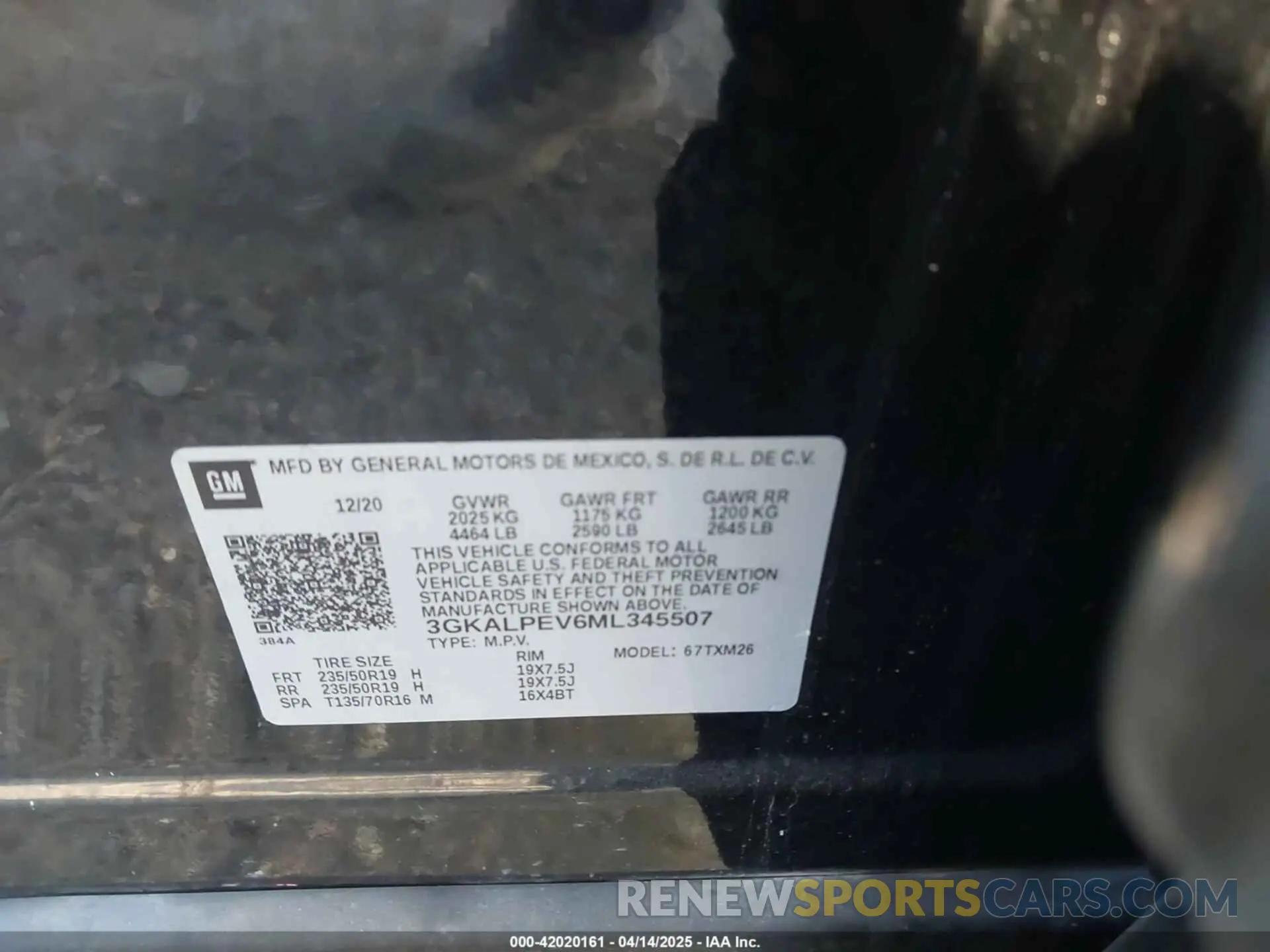 9 fotografías del automóvil dañado 3GKALPEV6ML345507 GMC TERRAIN 2021