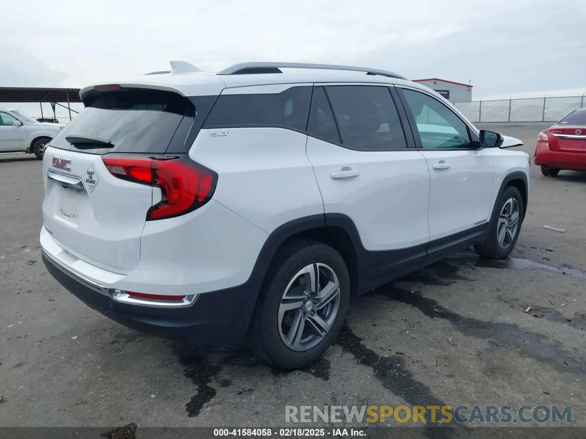 4 fotografías del automóvil dañado 3GKALPEV7ML310653 GMC TERRAIN 2021