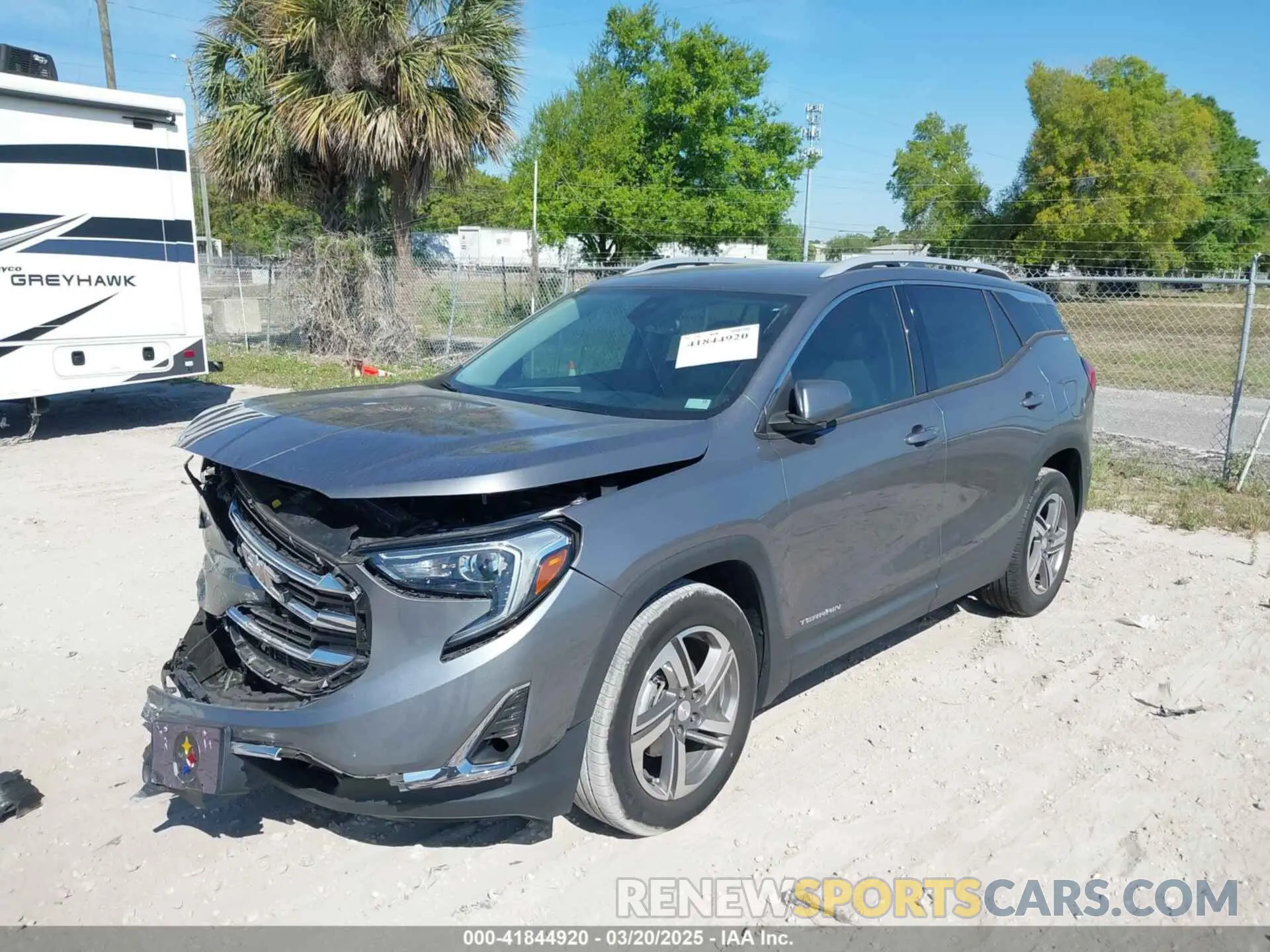 2 fotografías del automóvil dañado 3GKALPEV7ML316534 GMC TERRAIN 2021