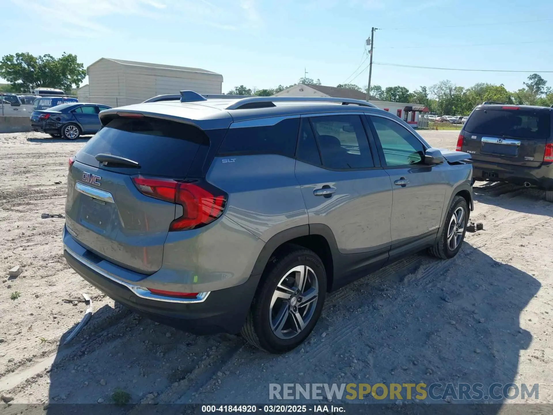 4 fotografías del automóvil dañado 3GKALPEV7ML316534 GMC TERRAIN 2021