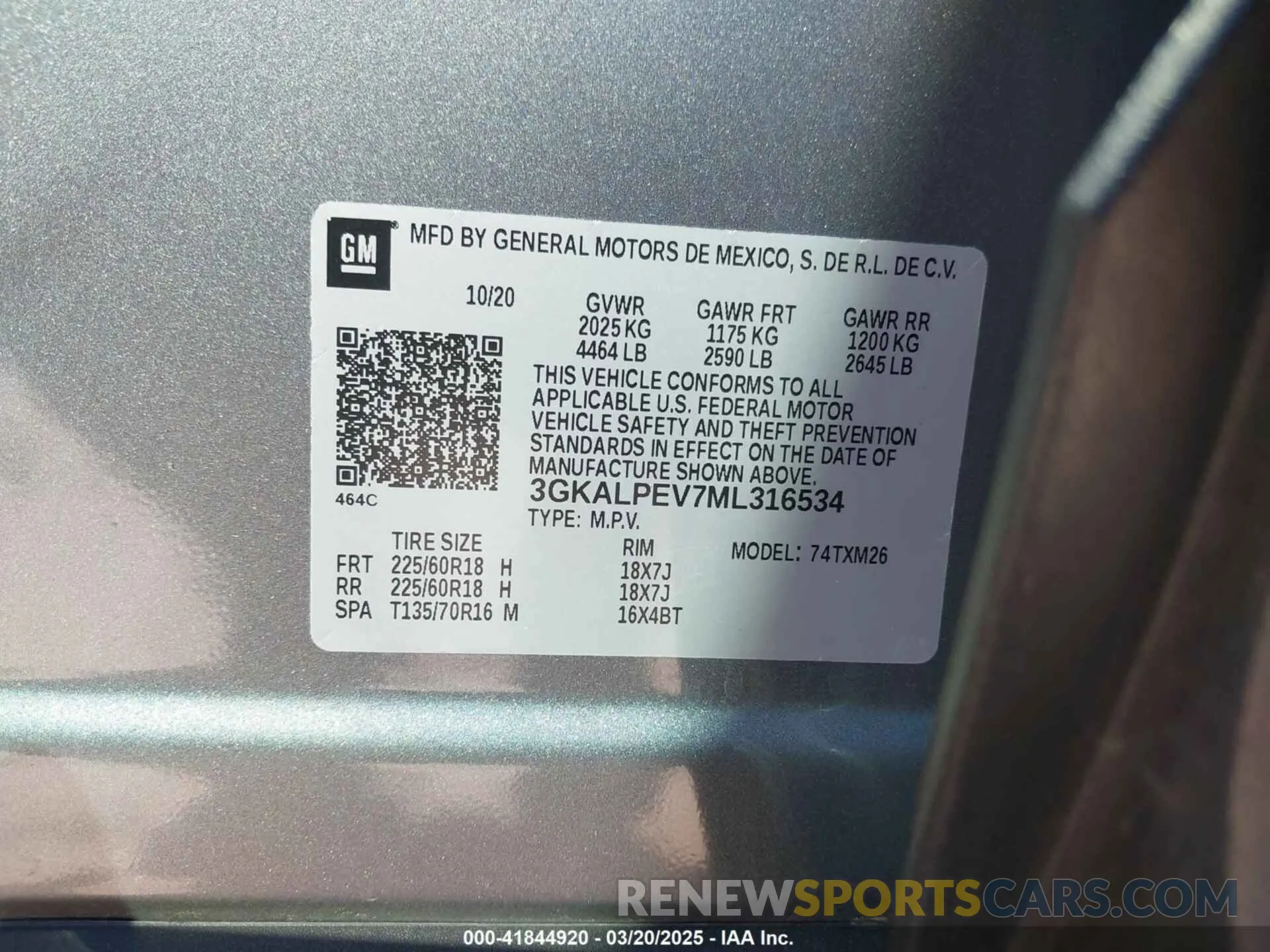 9 fotografías del automóvil dañado 3GKALPEV7ML316534 GMC TERRAIN 2021