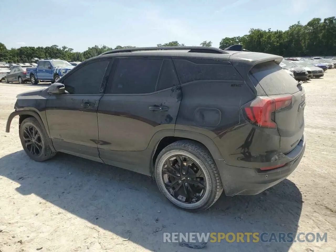 2 fotografías del automóvil dañado 3GKALPEV7ML325976 GMC TERRAIN 2021