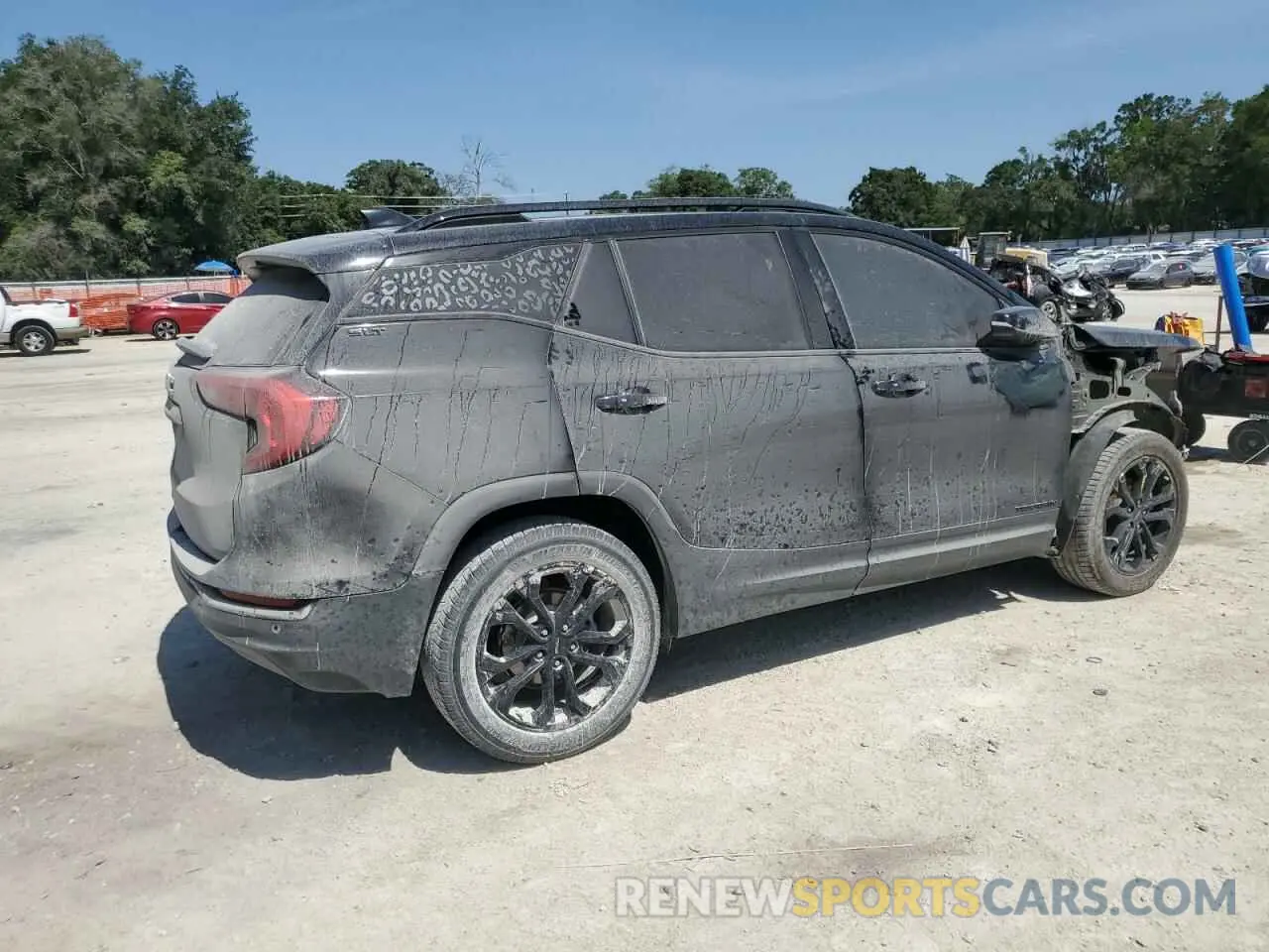 3 fotografías del automóvil dañado 3GKALPEV7ML325976 GMC TERRAIN 2021