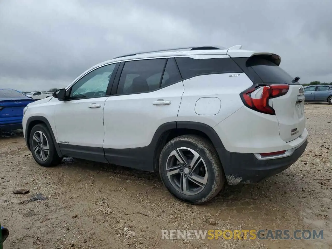 2 fotografías del automóvil dañado 3GKALPEV7ML335844 GMC TERRAIN 2021