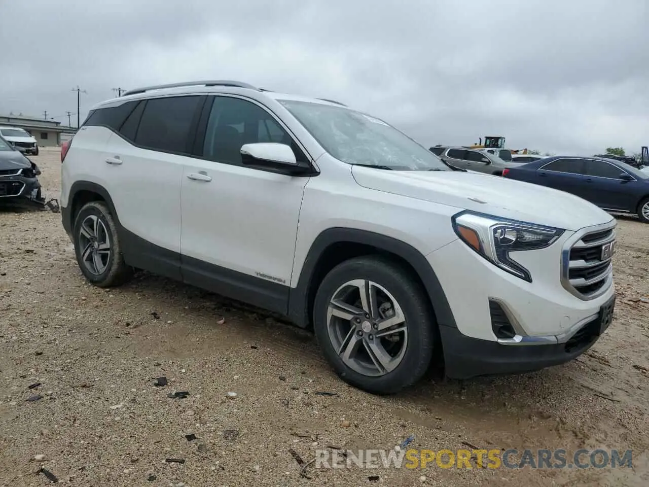 4 fotografías del automóvil dañado 3GKALPEV7ML335844 GMC TERRAIN 2021