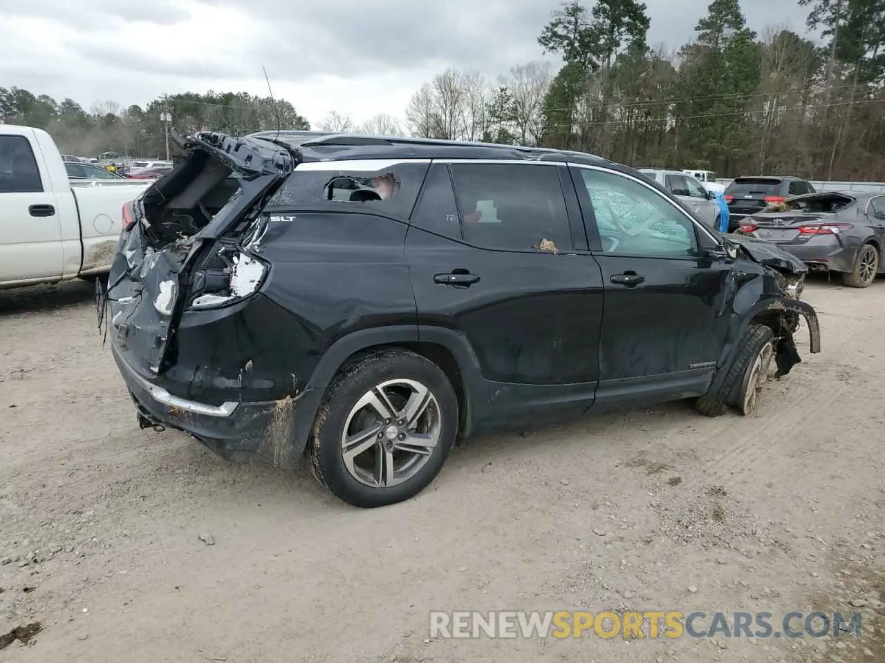 3 fotografías del automóvil dañado 3GKALPEV8ML391808 GMC TERRAIN 2021