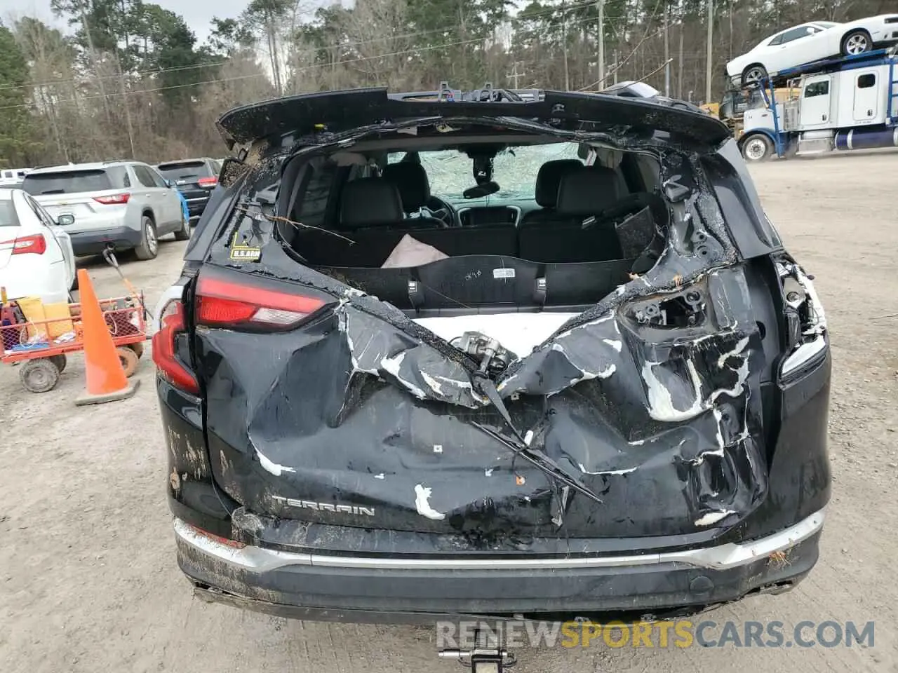 6 fotografías del automóvil dañado 3GKALPEV8ML391808 GMC TERRAIN 2021