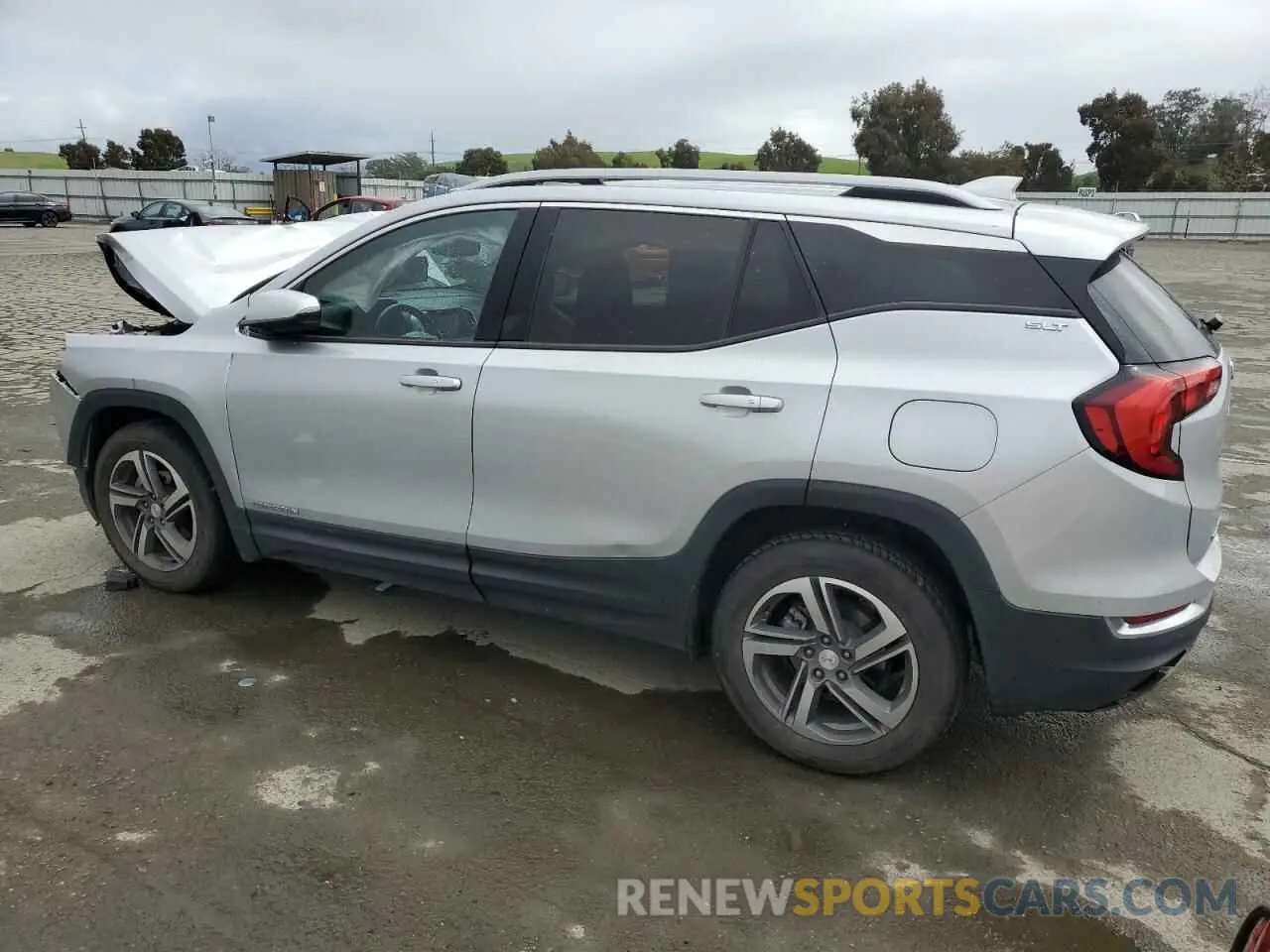 2 fotografías del automóvil dañado 3GKALPEV9ML304403 GMC TERRAIN 2021