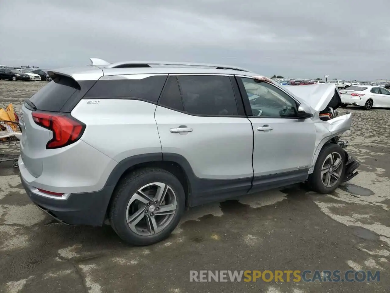 3 fotografías del automóvil dañado 3GKALPEV9ML304403 GMC TERRAIN 2021